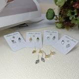 Niche Triangular Rhombus Zircon Stud Earrings – Gifts for Her — 2