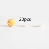 Leopard Pattern Cow Pattern Colored Wood Beads – Stylish Gifts — 14