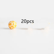 Leopard Pattern Cow Pattern Colored Wood Beads – Stylish Gifts — 14