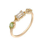 Crystal Topaz Peridot Women's Ring – Gifts for Her — 5
