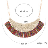 Folk Style Tassel Necklace Female – Jewelry Gift Ideas — 4