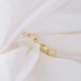 Multicolor Color Zirconium Ring S925 Sterling Silver – Everyday Gifts — 3