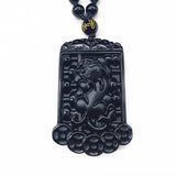 Obsidian Pixiu Pendant Ruyi Abacus Jade Pendant – Jewelry Gift Ideas — 12