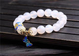 Crystal white agate bracelet – Jewelry Gift Ideas — 1