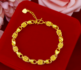 Gold-plated brass bracelet – Jewelry Gift Ideas — 5
