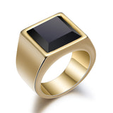 Retro Fashion Personality Gemstone Men's Titanium – Stylish Gifts — 5