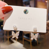 925 Silver Needle Pearl Earrings European – Thoughtful Gifts — 7