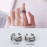 Vintage Braided Couple Ring – Gifts for Couples — 3