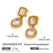 Women's Fashion Personalized Zircon Geometric Earrings – Stylish Gifts — 2