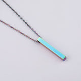 3D Engraved Bar Necklace – Jewelry Gift Ideas — 4