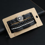 Multilayer 4-Piece Hand Braided Vintage Bracelet – Jewelry Gift Ideas — 5