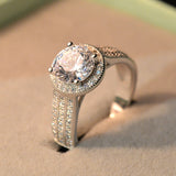 Classic Lotus Diamond Ring for Wedding Diamond – Gifts for Couples — 3