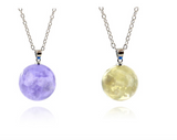 Moon resin pendant clavicle necklace – Jewelry Gift Ideas — 2