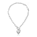 Chain Openable Peach Heart Pendant Necklace – Jewelry Gift Ideas — 6