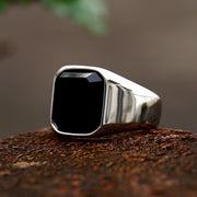 Fashion Retro Men's Simplicity Square Ring – Stylish Gifts — 3