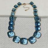 Geometric Candy Clavicle Necklace And Earrings – Jewelry Gift Ideas — 2