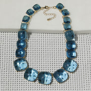 Geometric Candy Clavicle Necklace And Earrings – Jewelry Gift Ideas — 2
