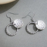 Vintage Bohemian Style Silver Disc Design Pendant – Stylish Gifts — 3