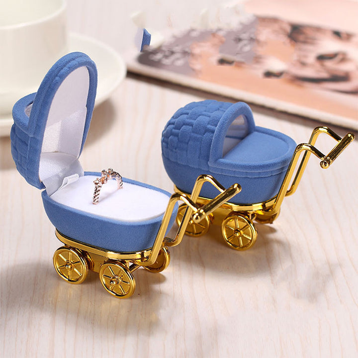Jewelry Storage Box Baby Carriage Necklace Box – Home & Living Gifts — 1