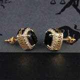 Colored large zircon personality earrings – Everyday Gifts — 8
