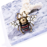 Retro Alloy Oil Drop Pearl Insect Brooch Coat – Jewelry Gift Ideas — 4