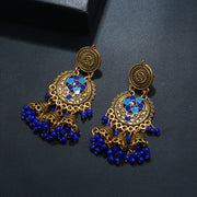 Retro Palace Style Round Earrings Earrings Women – Stylish Gifts — 8