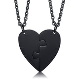 Titanium Steel Heart-Shaped Friendship Pendant – Jewelry Gift Ideas — 10