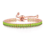Square Zircon Full Diamond Adjustable Bracelet – Jewelry Gift Ideas — 9