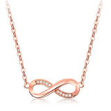 Fashion Crystal Necklace Zircon Lucky 8 Necklace – Jewelry Gift Ideas — 5