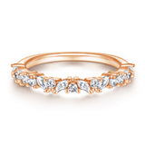 S925 Silver Diamond Flower Ring – Holiday Gift Ideas — 3