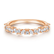 S925 Silver Diamond Flower Ring – Holiday Gift Ideas — 3