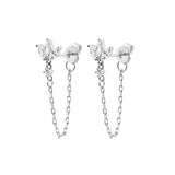 Artificial Gem Women's Ins Style Ear Chain Earrings – Stylish Gifts — 5