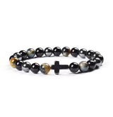 Colorful Tigereye Cross Agate Bracelet – Jewelry Gift Ideas — 10