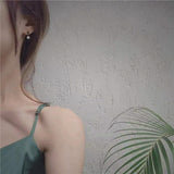 Women's Sterling Silver Delicate Style Stud Earrings – Stylish Gifts — 2