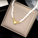 Baroque Natural Pearl Necklace Women's Love – Jewelry Gift Ideas — 4