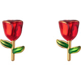 Fashion Silver Flower Stud Earrings Women – Stylish Gifts — 3