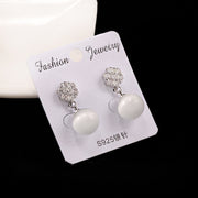Round pearl long earrings – Special Occasion Gifts — 8