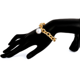 Simple and elegant chain pearl bracelet – Jewelry Gift Ideas — 5