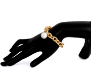 Simple and elegant chain pearl bracelet – Jewelry Gift Ideas — 5