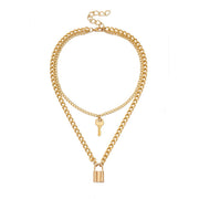 Vintage key lock pendant necklace – Jewelry Gift Ideas — 5