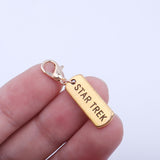Lobster Clasp Gold English Word Alloy Pendant – Jewelry Gift Ideas — 12