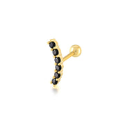 Women's Star Moon Love Puncture Thread Earrings – Gifts for Her — 13
