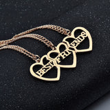 Series Three-piece Girlfriend Heart Necklace – Jewelry Gift Ideas — 3