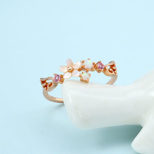 Auspicious Flower Language Ring – Unique Gift Ideas — 2