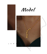 Natural XINGX-shaped Tassel Temperamental Pendant – Jewelry Gift Ideas — 5