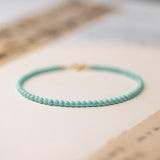 Natural Small Turquoise Bracelet For Women – Jewelry Gift Ideas — 6