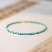 Natural Small Turquoise Bracelet For Women – Jewelry Gift Ideas — 6