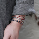 925 Sterling Silver Woven Pattern Adjustable – Jewelry Gift Ideas — 9