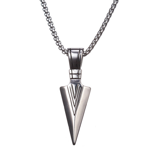 Bow And Arrow Triangle Necklace Personality – Jewelry Gift Ideas — 2