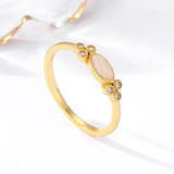 Women's 925 Sterling Silver 18K Gold Plated Ring – Gifts for Her — 10